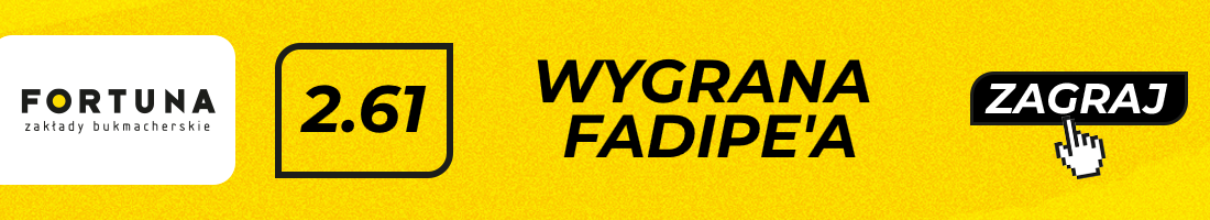 Typy bukmacherskie - Krt - Fadipe - wygrana Fadipe Typy bukmacherskie - Krt - Fadipe - wygrana Fadipe