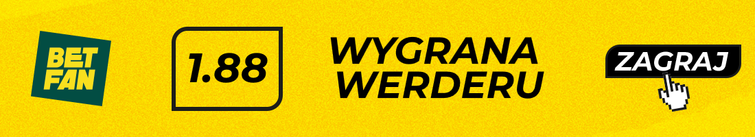 Typy bukmacherskie - Werder - Hoffenh - wygrana Werderu