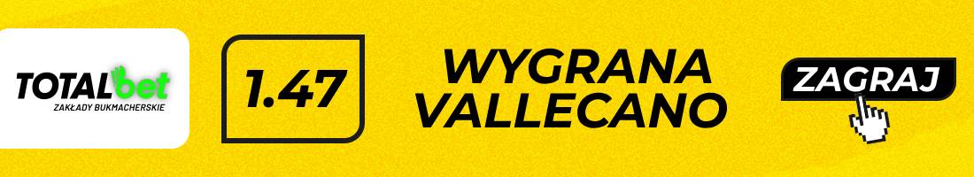 Vallecano Valladolid typy bukmacherskie (wygrana Vallecano)