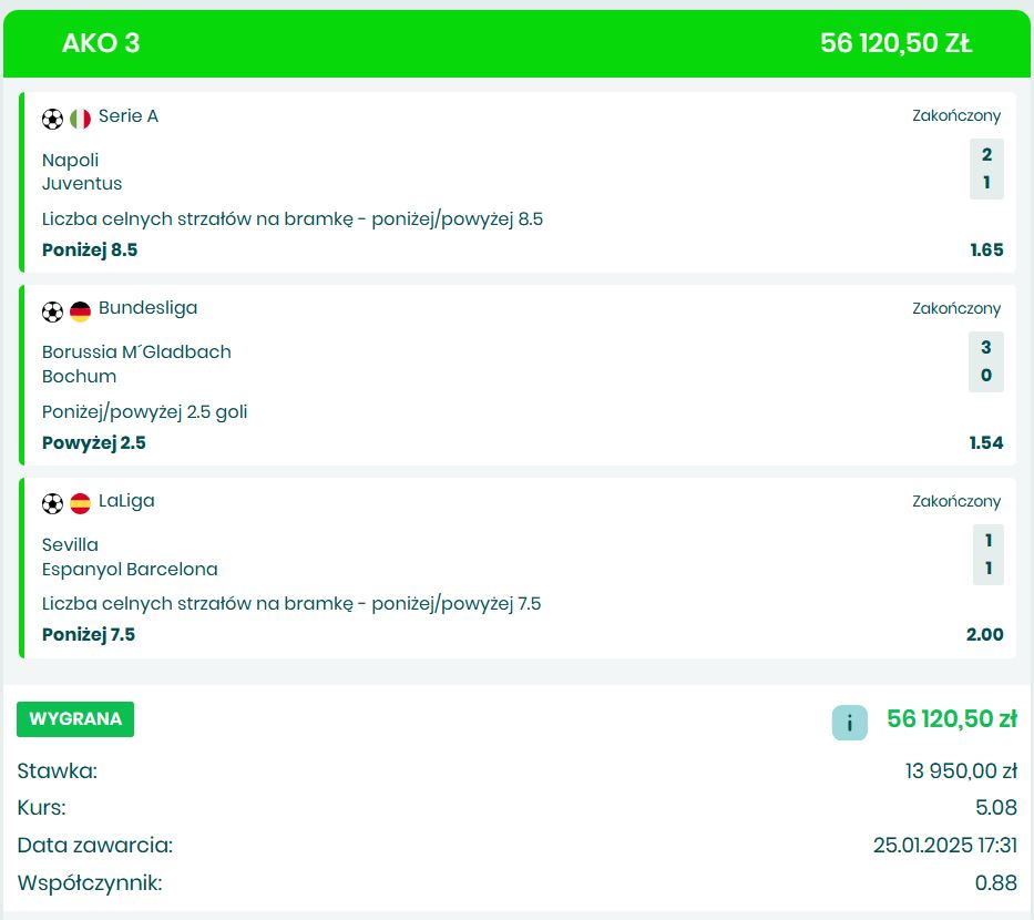 kupon 1 styczeń 2025