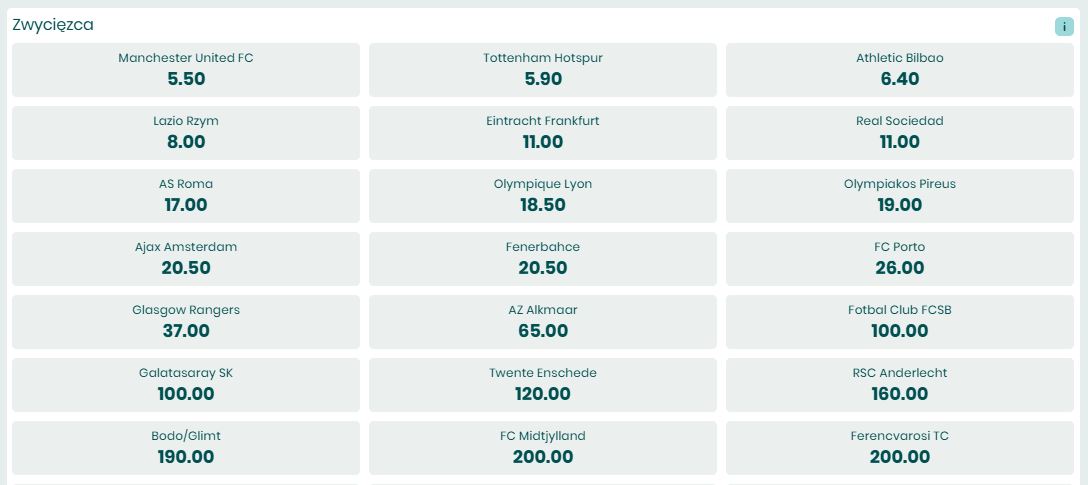 Liga Europy kto wygra