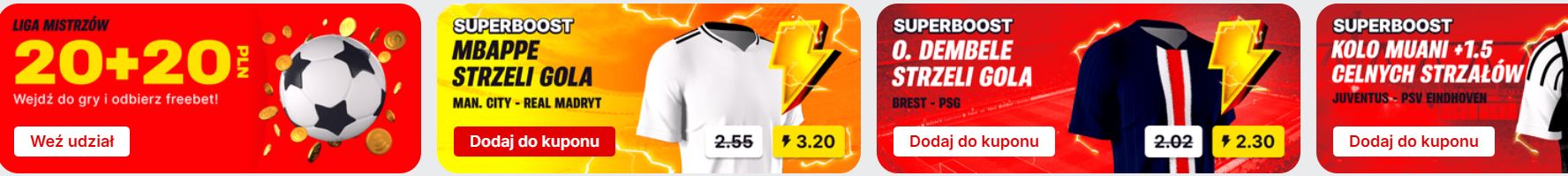 promocje liga mistrzów superbet