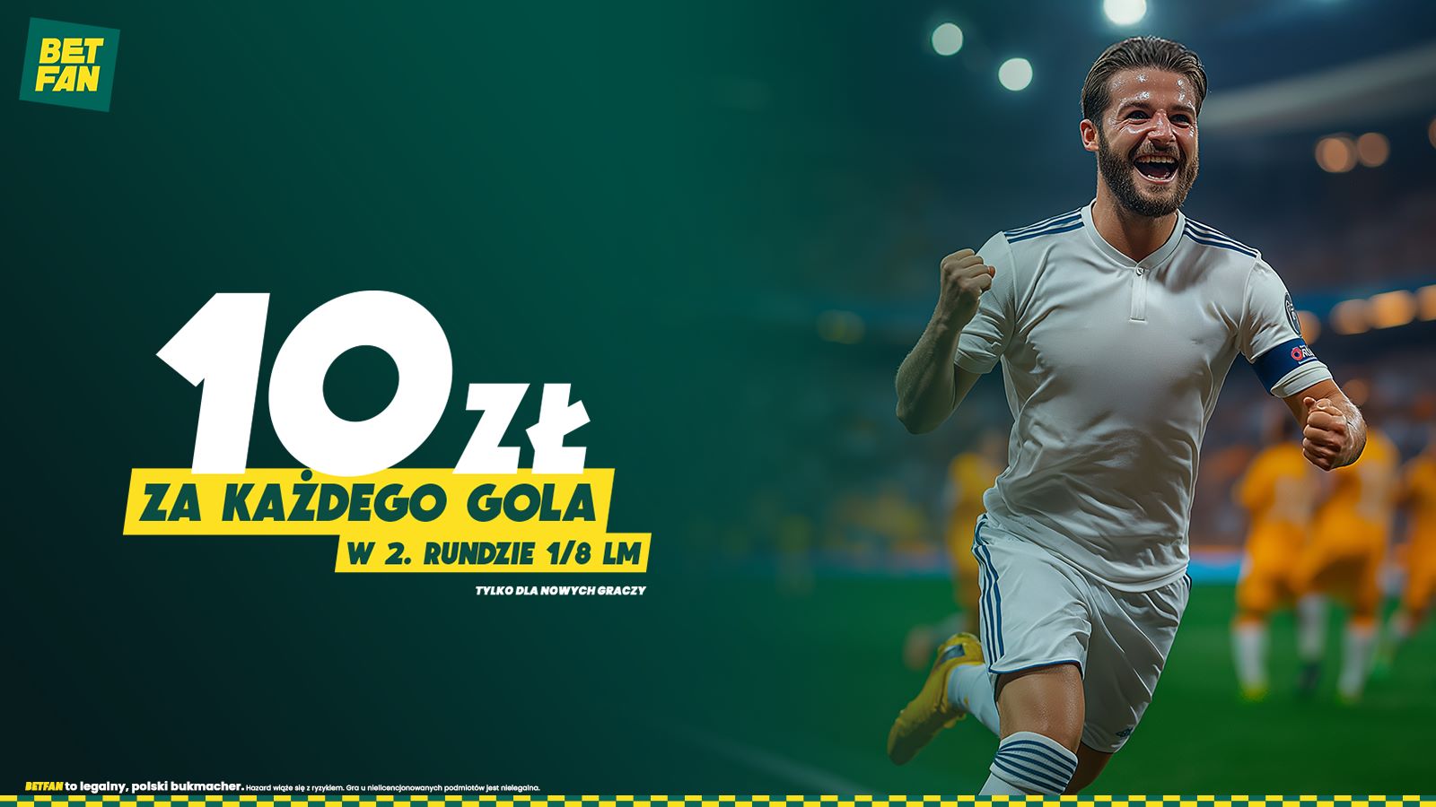 Promocja bukmacherska 10 zł za każdego gola w 2. rundzie 1/8 finału Ligi Mistrzów