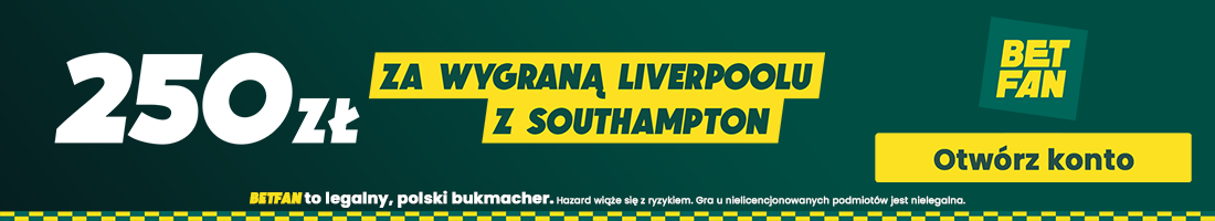 Wygrana Liverpoolu z Southampton baner
