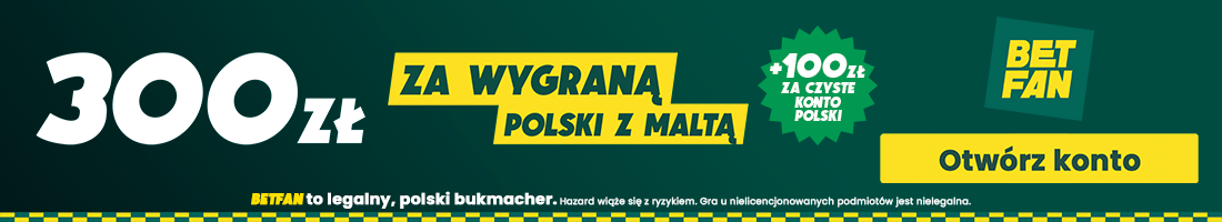 Polska Malta promocja bukmacherska baner