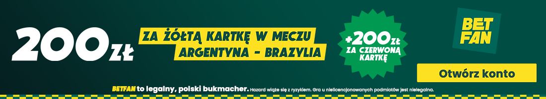 Argentyna - Brazylia promocja bukmacherska baner