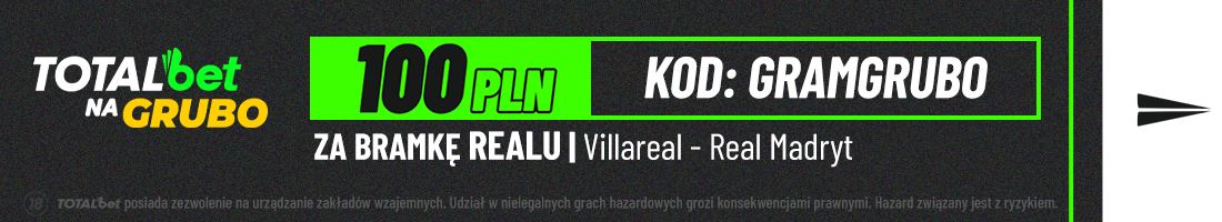 Villarreal - Real Madryt typy bukmacherskie baner