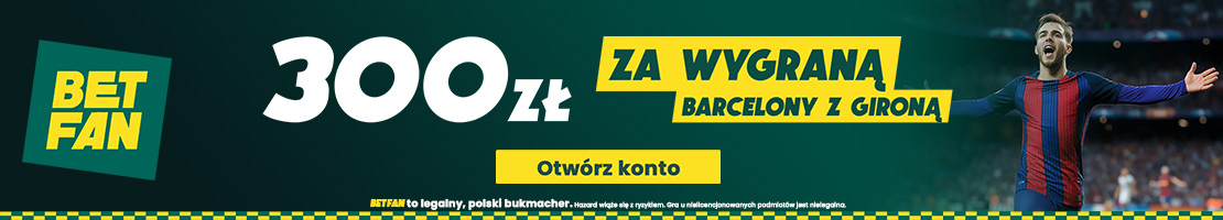 FC Barcelona wygra z Gironą - promocja Betfan