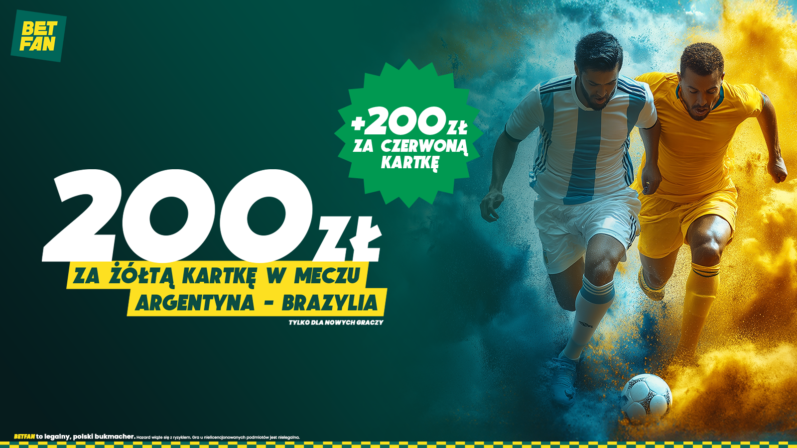 Argentyna - Brazylia promocja bukmacherska