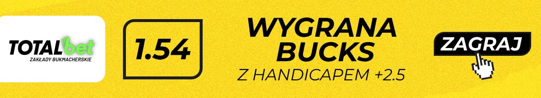 Mavericks Bucks typy bukmacherskie (wygrana Bucks z handicapem +2.5)
