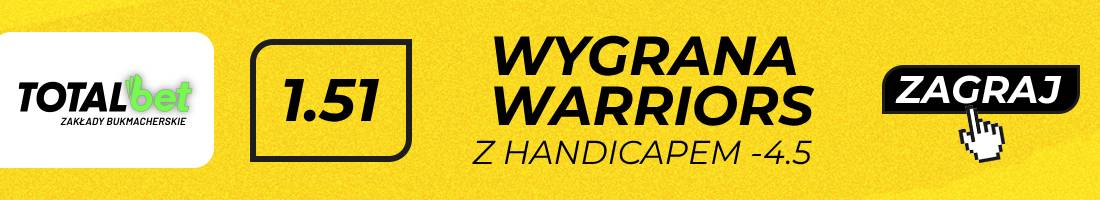 76ers Warriors typy bukmacherskie (wygrana Warriors z handicapem -4.5)
