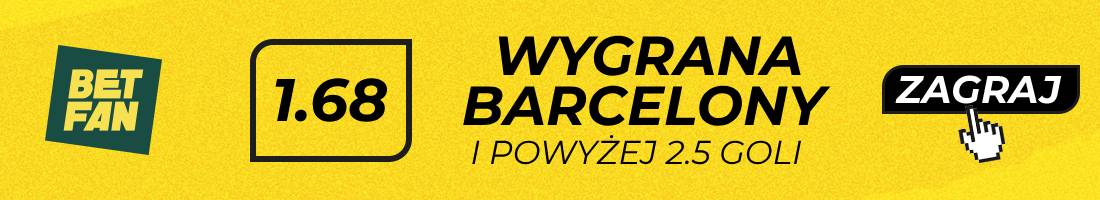 Barcelona Real Sociedad typy bukmacherskie (wygrana Barcelony i powyżej 2.5 goli)