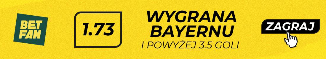 Bayern Monachium Bochum typy bukmacherskie (wygrana Bayernu i powyżej 3.5 goli)
