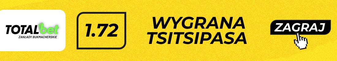 Berrettini Tsitsipas typy bukmacherskie (wygrana Tsitsipasa)