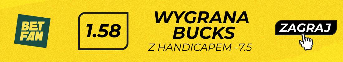 Bucks Mavericks typy bukmacherskie (wygrana Bucks z handicapem -7.5)