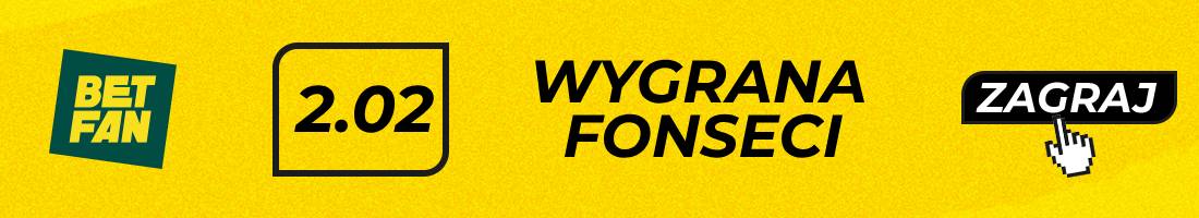 De Minaur Fonseca typy bukmacherskie (wygrana Fonsceci)