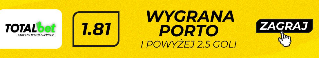 FC Porto AVS typy bukmacherskie (wygrana Porto i powyżej 2.5 goli)