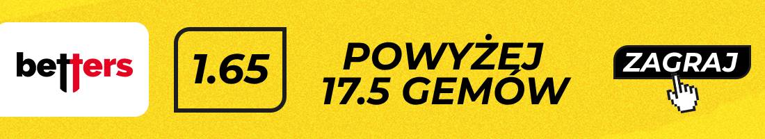 Garcia Świątek typy bukmacherskie (powyżej 17.5 gemów)
