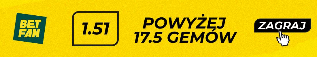 Gauff Linette typy bukmacherskie (powyżej 17.5 gemów)