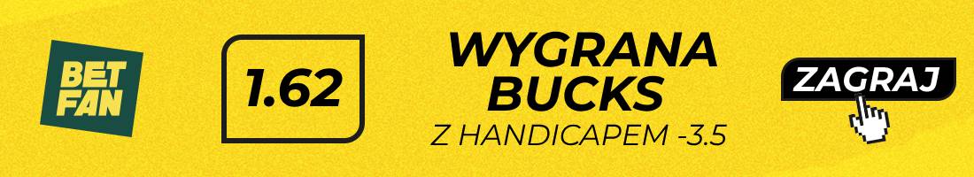 Hawks Bucks typy bukmacherskie (wygrana Bucks z handicapem -3.5)