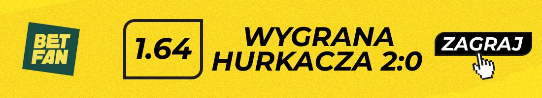 Hurkacz Gaston typy bukmacherskie (wygrana Hurkacza 2:0)