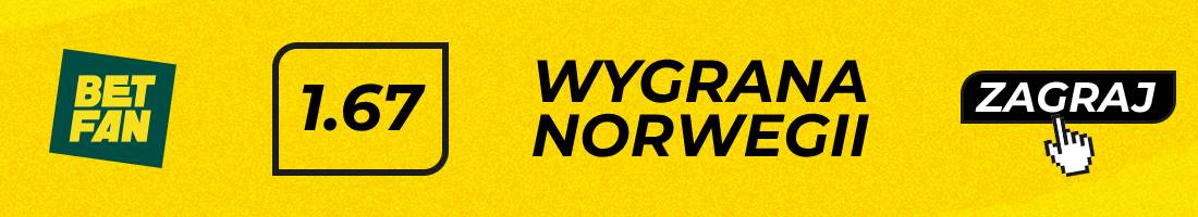 Izrael Norwegia typy bukmacherskie (wygrana Norwegii