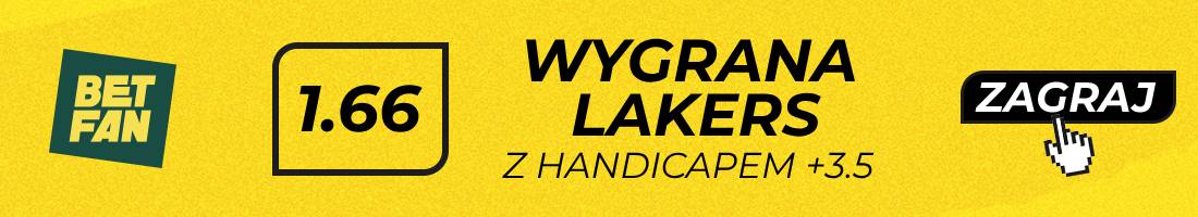 Lakers Clippers typy bukmacherskie (wygrana Lakers z handicapem +3.5)