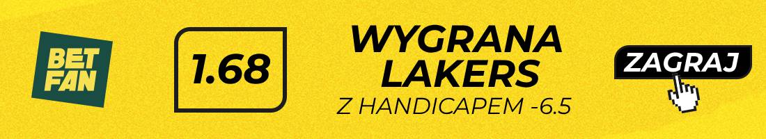 Lakers Pelicans typy bukmacherskie (wygrana Lakers z handicapem -6.5)
