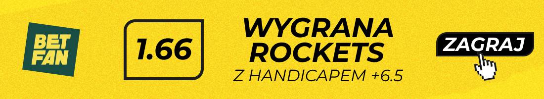Lakers Rockets typy bukmacherskie (wygrana Rockets z handicapem +6.5)