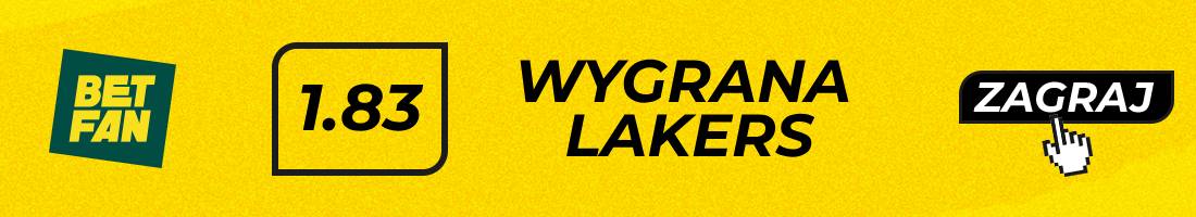 Pacers Lakers typy bukmacherskie (wygrana Lakers)