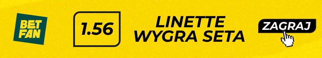 Pavlyuchenkova Linette typy bukmacherskie (linette wygra seta)