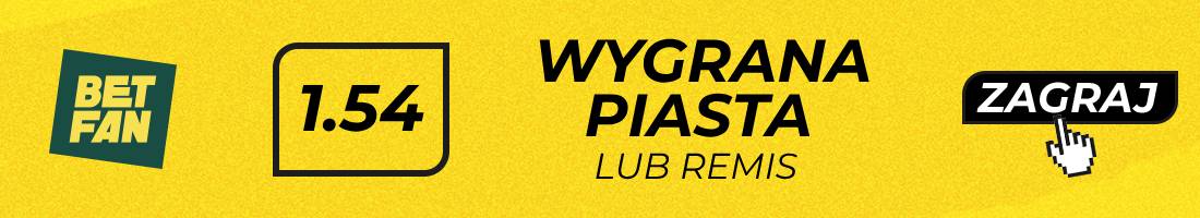 Piast Raków typy bukmacherskie (wygrana Piasta lub remis)
