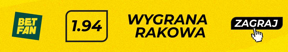 Raków Legia typy bukmacherskie (wygrana Rakowa)