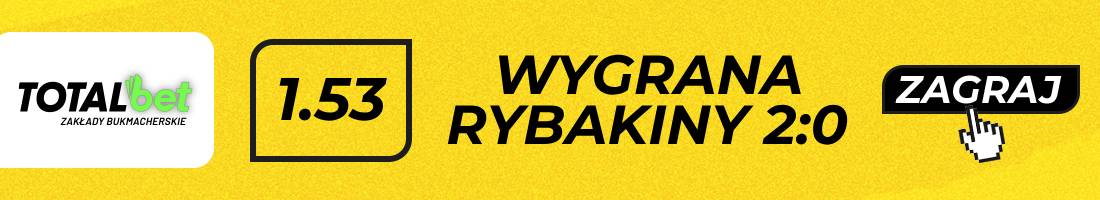 Rybakina Boulter typy bukmacherskie (wygrana Rybakiny 2:0)