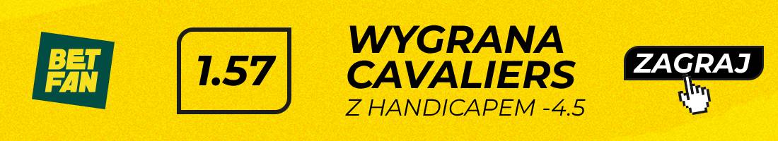Suns Cavaliers typy bukmacherskie (wygrana Cavaliers z handicapem -4.5)