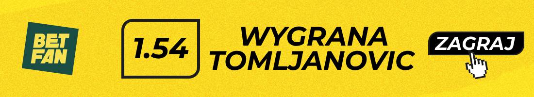 Tomljanovic McNally typy bukmacherskie (wygrana Tomljanovic)