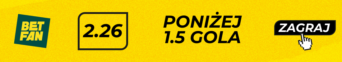 Typy bukmacherskie - poniżej 1.5 gola Typy bukmacherskie - poniżej 1.5 gola