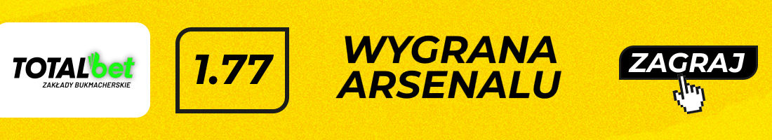 Typy bukmacherskie - wygrana Arsenalu