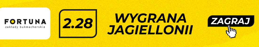Typy bukmacherskie - wygrana Jagiellonii Typy bukmacherskie - wygrana Jagiellonii