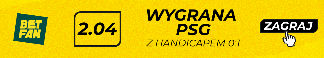 Typy bukmacherskie - wygrana PSG w handicapie Typy bukmacherskie - wygrana PSG w handicapie