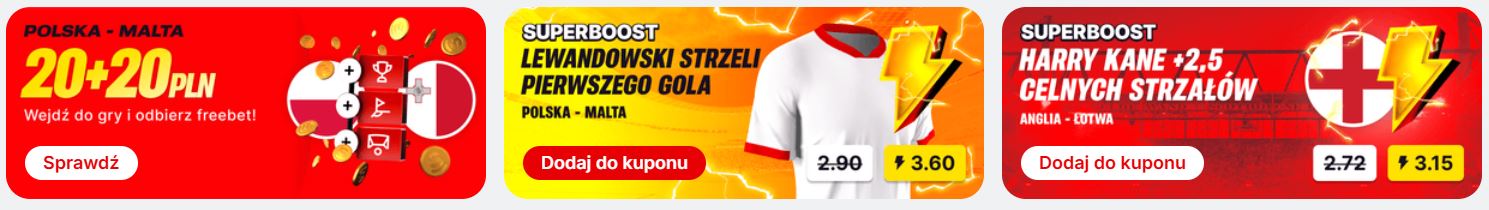 polska - malta bonusy bukmacherskie superbet