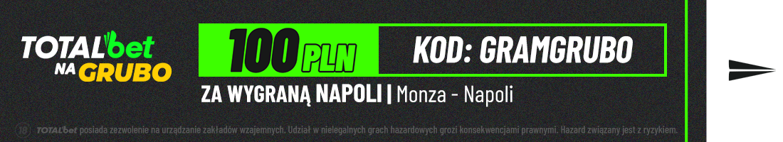 Monza - Napoli promocja bukmacherska baner