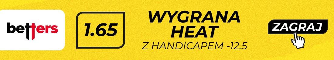 76ers Heat typy bukmacherskie (wygrana Heat z handicapem -12.5)