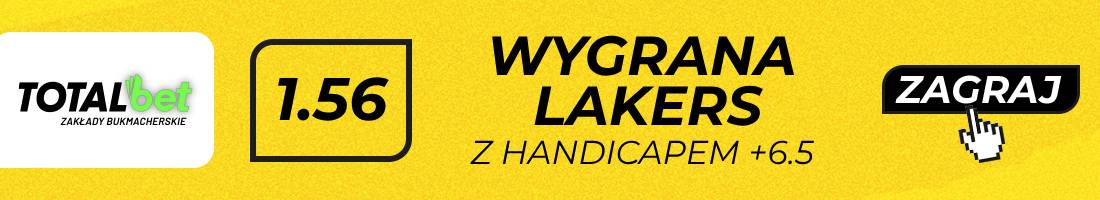 Blazers Lakers typy bukmacherskie (wygrana Lakers z handicapem +6.5)