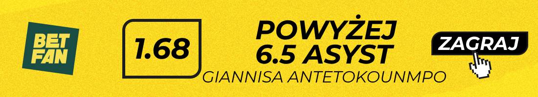 Bucks Pelicans typy bukmacherskie (powyżej 6.5 asyst Giannisa)