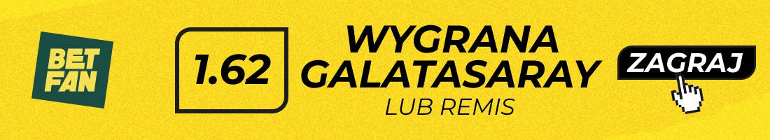 Fenerbahce Galatasaray typy bukmacherskie (wygrana Galatasaray lub remis)