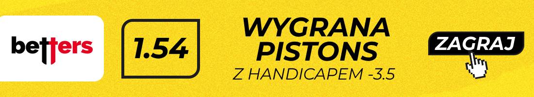 Kings Pistons typy bukmacherskie (wygrana Pistons z handicapem -3.5)