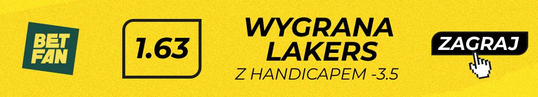 Lakers Timberwolves typy bukmacherskie (wygrana Lakers z handicapem -3.5)
