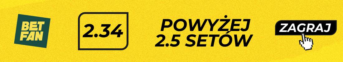 Musettti De Minaur typy bukmacherskie (powyżej 2.5 setów)