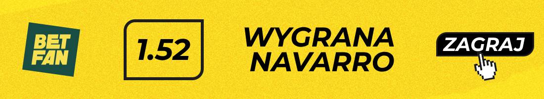 Navarro Ostapenko typy bukmacherskie (wygrana Navarro)